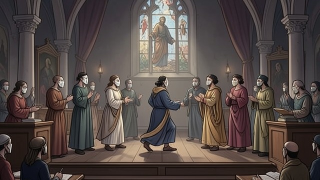 The Annual Story from "The Best Christmas Pageant Ever". A Script Repeated Familiar Words and Roles The church stages the same Christmas story every year, with established costumes and predictable assignments.