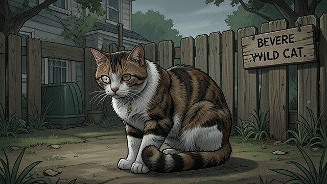 A Cat with a Reputation from "The Best Christmas Pageant Ever". The Herdman Cat A Dangerous Household Animal The cat is scarred, one-eyed, and hostile to anything it sees.