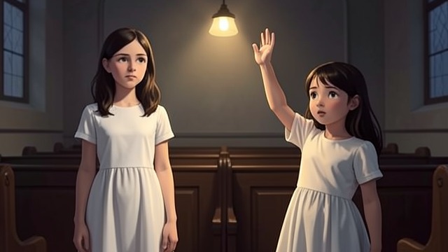 A Quiet Withdrawal from "The Best Christmas Pageant Ever". Alice Does Not Volunteer Imogene Steps Forward Imogene raises her hand and claims Mary while Alice remains silent.
