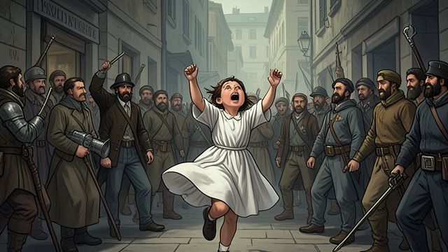 News for Everyone from "The Best Christmas Pageant Ever". An Unforgettable Announcement The Angel Arrives Gladys pushes through the cast and shouts that a child has been born.