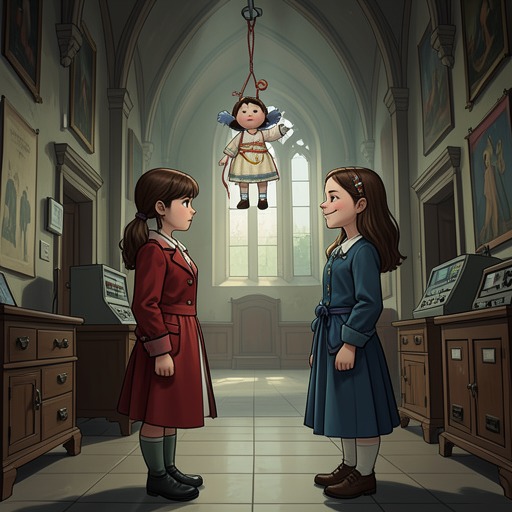 From Threats to Casting Conflict from "The Best Christmas Pageant Ever". This flow traces the rivalry between Imogene and Alice as a personal struggle over Mary becomes part of the church’s larger argument about inclusion.