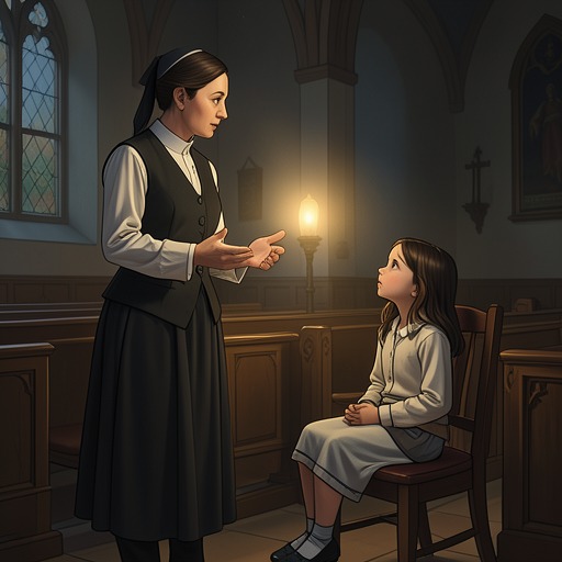 The Narrator and Her Mother from "The Best Christmas Pageant Ever". This flow follows the narrator’s changing understanding of her mother as a reluctant director who perseveres and learns to see the pageant differently.