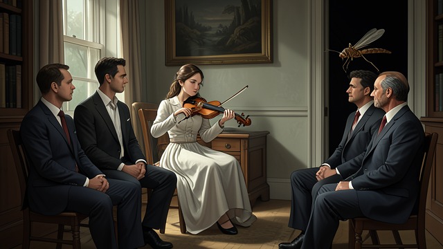 Violin Demand from "The Metamorphosis". Violin Demand Public Performance The lodgers request that Grete play the Violin in the shared room.