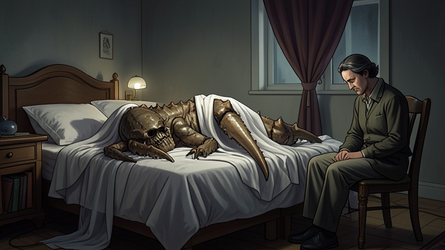 Temporary Recognition from "The Metamorphosis". Temporary Recognition Family Member The injured Gregor is still treated as someone whose suffering imposes a duty of patience.