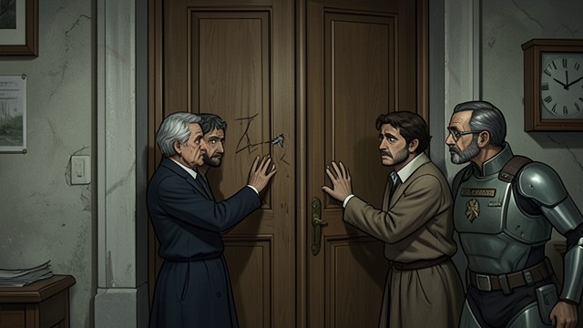 Initial Concern from "The Metamorphosis". Initial Concern Worried Family The Samsas call through the doors and assume Gregor needs help.