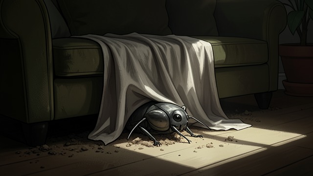 Hidden Body from "The Metamorphosis". Hidden Body Self-Concealment Gregor hides beneath the couch and beneath a sheet to spare the family his appearance.