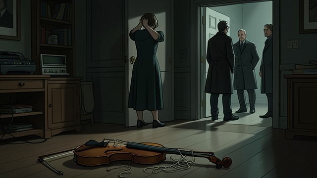 Broken Instrument from "The Metamorphosis". Broken Instrument Performance Ends The Violin falls silent amid the family’s panic and the lodgers’ withdrawal.