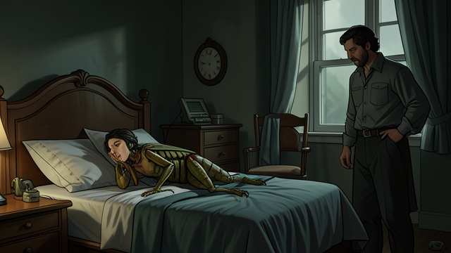 Broken Provider from "The Metamorphosis". Broken Provider Financial Shock Once Gregor cannot travel, the family must confront savings, debt, and the loss of his monthly income.