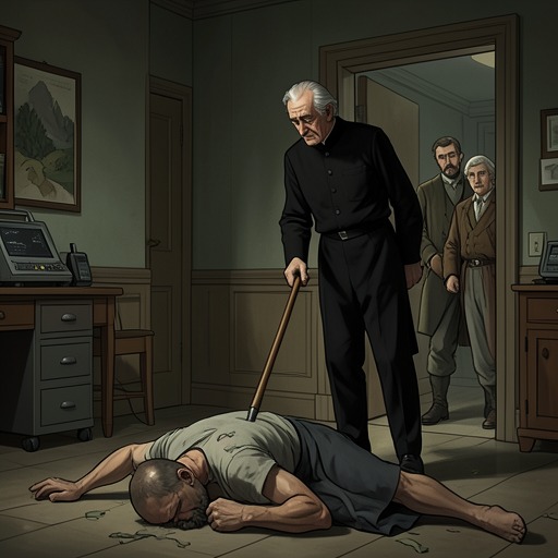 Mr. Samsa’s Return to Authority from "The Metamorphosis". This flow follows Mr. Samsa’s transformation from exhausted dependent into the family’s increasingly forceful enforcer.