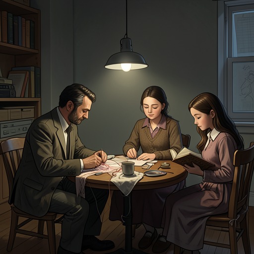 The Family’s Economic Reversal from "The Metamorphosis". This flow follows the Samsa family’s movement from dependence on Gregor to reluctant self-sufficiency after his collapse.