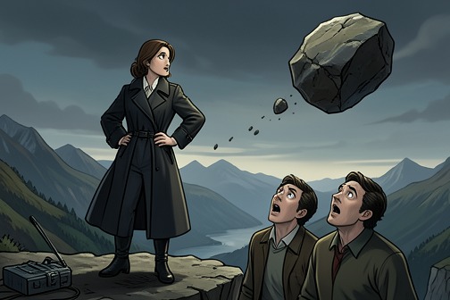 Attempted boulder attack on Linnet Doyle from "Death on the Nile". The Attempted boulder attack on Linnet Doyle was a near-fatal incident at Abu Simbel that later became a crucial part of the case against her killer.