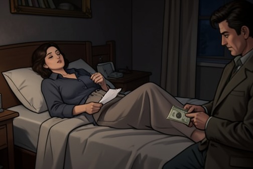 Murder of Louise Bourget from "Death on the Nile". Louise Bourget’s murder is the point at which a hidden witness’s attempt to profit from what she saw becomes a second killing.