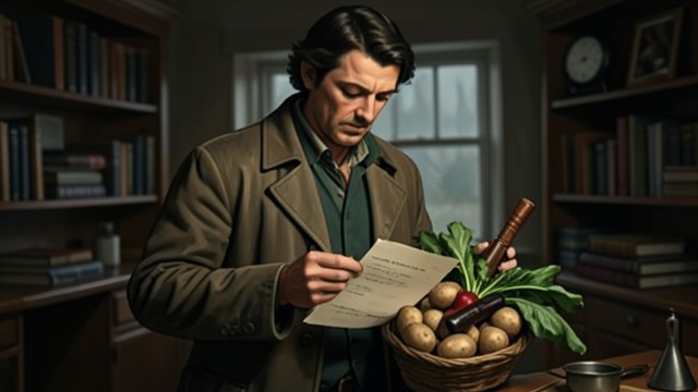 A Message in Vegetables from "Death on the Nile". The Code Explained Simon recalls the words Simon remembers that Linnet read parts of the telegram aloud, including its references to potatoes and other…