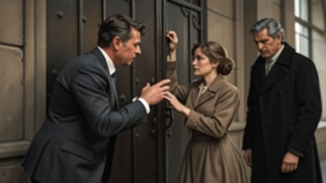 The Interruption from "Death on the Nile". A Breach of Etiquette Fanthorp steps in When Linnet reads documents before signing, Jim unexpectedly praises her caution.