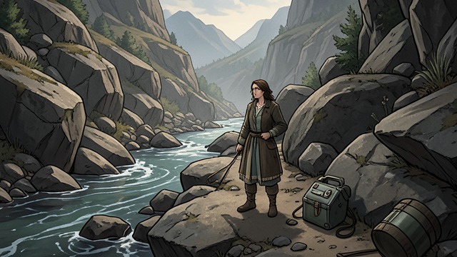 A Dangerous Landscape from "Death on the Nile". Rocks Above the River The setting The Karnak travels through a narrow, rugged landscape, and Linnet admits to Poirot that she feels trapped among enemies.