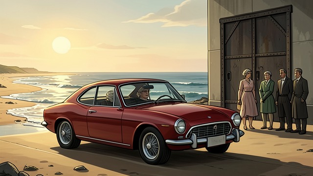 A Golden Arrival from "Death on the Nile". The Heiress Appears A public sensation Linnet’s arrival in a scarlet car turns her into the subject of the town’s admiration and resentment.
