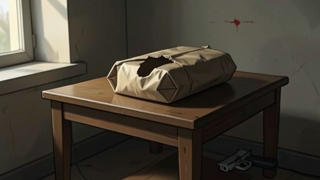 The Pistol’s Contradiction from "Death on the Nile". A Clue with Two Histories Evidence inside the wrapping The velvet bears marks of a shot fired through it, but Linnet’s wound was made at close range without…