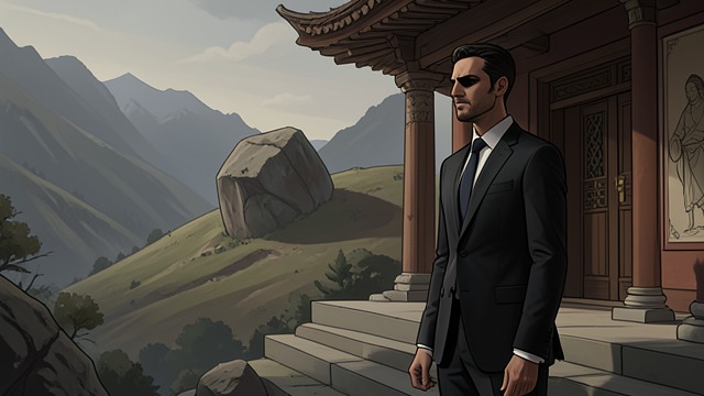 Pennington Under Suspicion from "Death on the Nile". A Lie About the Temple A false location Pennington says he was inside the temple when the boulder fell.