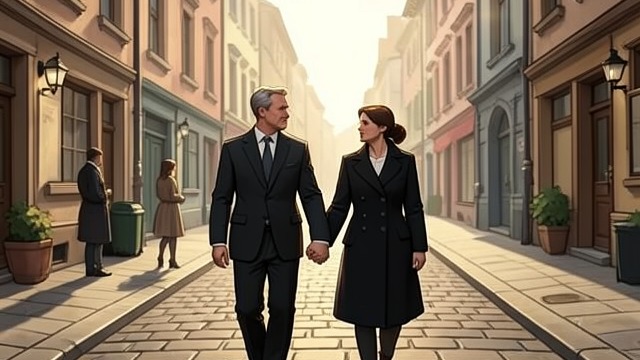 A Journey Watched from "Death on the Nile". A Couple in Public The admired newlyweds The Doyles travel together through Egypt and appear affectionate to observers.