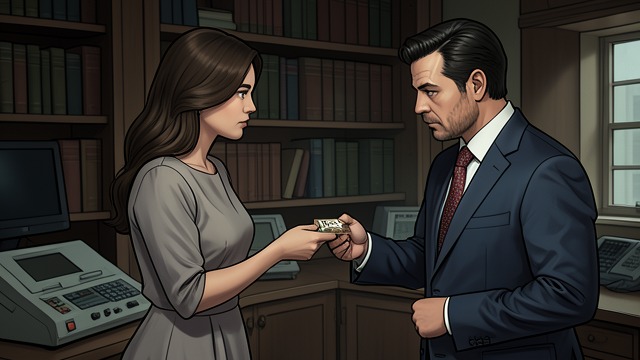 The Request for Work from "Death on the Nile". A Friend’s Plea Trust extended Jacqueline asks Linnet to employ Simon, presenting the request as a practical route toward marriage.