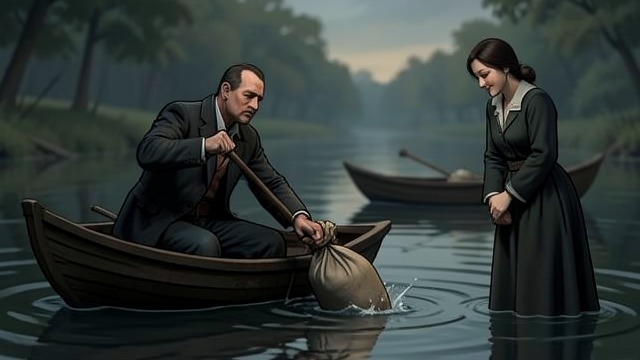 Choosing Honesty from "Death on the Nile". A Different Future Confession of theft Tim accepts that the game is over and returns the genuine necklace.