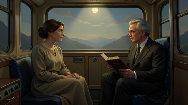 The Listener’s Role from "Death on the Nile". Quiet Attention Among the passengers Cornelia listens to Dr. Bessner’s explanations and responds warmly to other travelers.