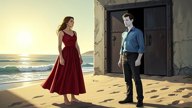 The Honeymoon Spectacle from "Death on the Nile". The Couple on Display Admiration from the shore Passengers watch Linnet and Simon arrive and identify them as a wealthy bride and her handsome husband.