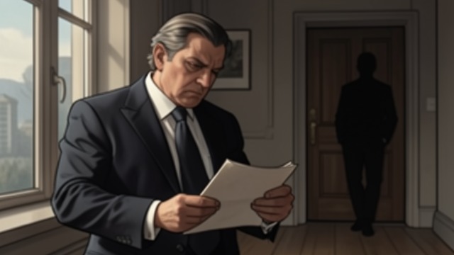 A Suspicious Letter from "Death on the Nile". Carmichael’s Concern A lawyer sees a pattern William Carmichael reads Linnet’s letter announcing that Andrew Pennington has joined her Nile trip.