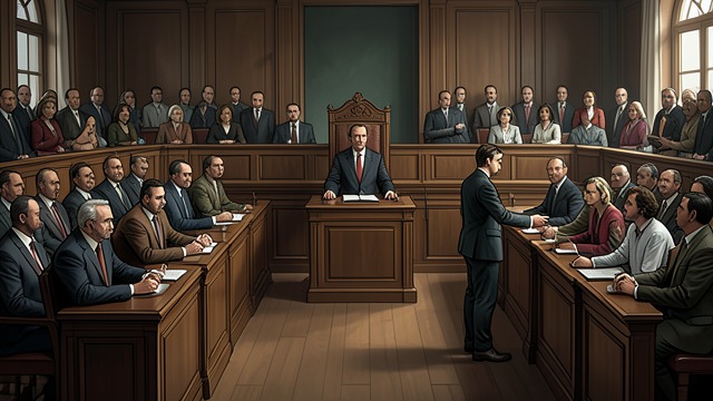 Trial Construction from "The Stranger". Trial Construction Public Spectacle The courtroom is crowded because newspapers have made Meursault’s case a summer story.