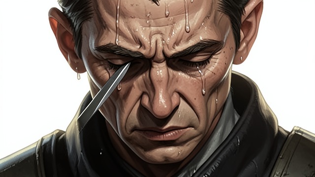 Knife Flash from "The Stranger". Knife Flash Sensory Collapse The Arab raises the Knife and its reflection strikes Meursault’s eyes.