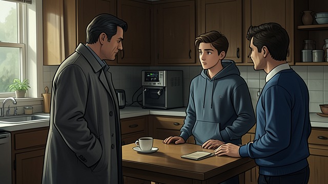 A Father at the Door from "A Man Called Ove". The Possibility of Reconciliation An uneasy arrival After the neighborhood crisis, Mirsad’s father comes to Ove’s house and greets his son.