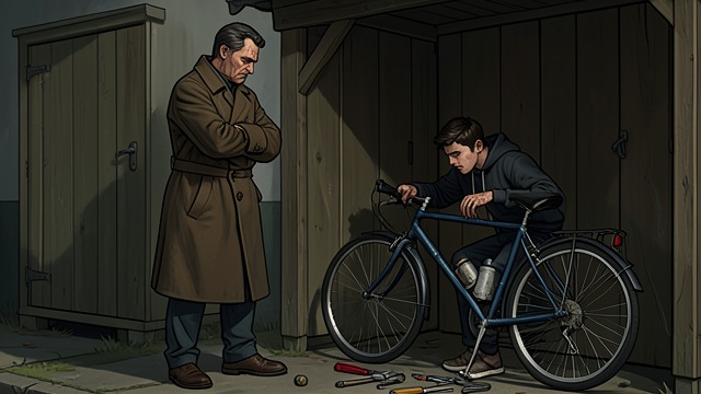 The Bicycle Shed Dispute from "A Man Called Ove". The Bicycle Shed Dispute Enforcement meets a young neighbor Ove moves a bicycle left outside the bicycle shed to its proper place and is challenged by Adrian…