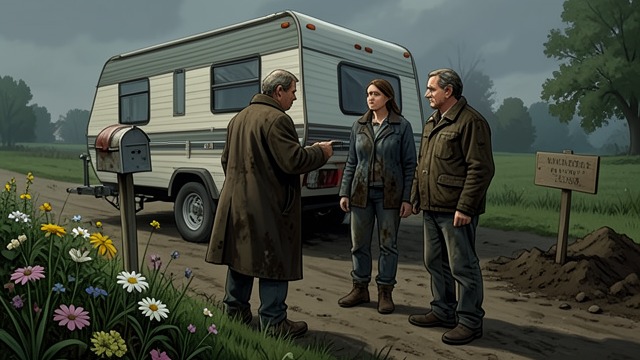 The Trailer at the Flowerbed from "A Man Called Ove". The Trailer at the Flowerbed A boundary is crossed Patrick and Parvaneh arrive with a trailer and a small Japanese car, scraping the side of Ove’s house and…