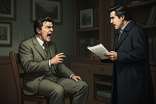 Marlowe discovers Canning is the Peterson siblings' father from "The Black-Eyed Blonde". Wilberforce Canning’s disclosure that Lynn Peterson and Nico Peterson were his children turns an interrogation into a reckoning with the family history behind…