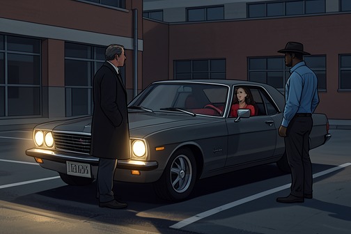 Murder of Sylvia Lennox from "The Black-Eyed Blonde". The murder of Sylvia Lennox sets in motion Terry Lennox’s flight and Philip Marlowe’s involvement in it.