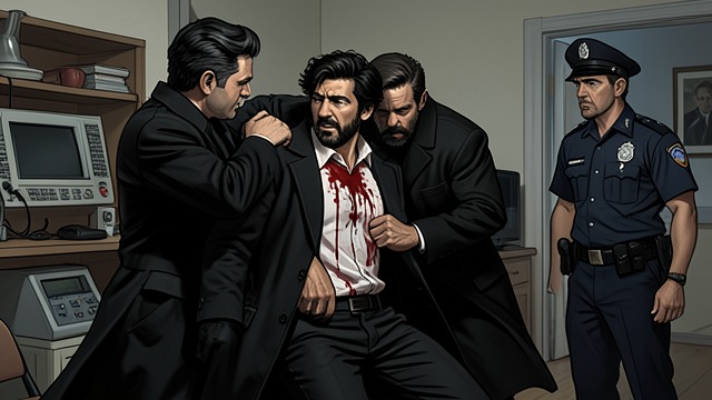 A Reluctant Warning from "The Black-Eyed Blonde". An Expanding Case A call for help Marlowe contacts Joe after two armed men attack him at Peterson’s house and take Lynn Peterson.