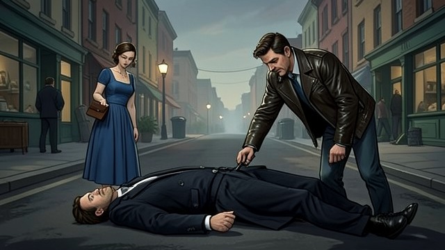 The Substituted Body from "The Black-Eyed Blonde". A Death Made to Order The False Funeral Nico Peterson eventually explains that he staged his death with help from Floyd Hanson and his sister, Lynn Peterson.