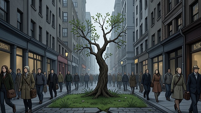 Landscape Exiled from "The Myth of Sisyphus". Landscape Exiled Cities as Consciousness Modern thought locates consciousness in streets and historical institutions.