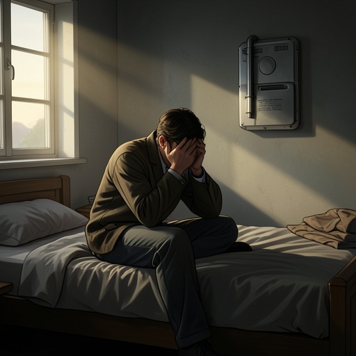 From Weariness to Consciousness from "The Myth of Sisyphus". This flow traces the psychological awakening that begins in routine fatigue and culminates in lucid confrontation with death.