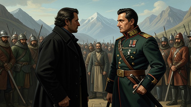 The Break with Gessler from "William Tell". The Break with Gessler A public limit When Gessler forces Tell to aim at his son, Rudenz can no longer remain silent.