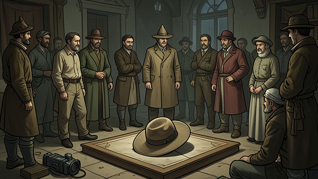 The Hat’s Meaning Reversed from "William Tell". The Hat’s Meaning Reversed An emblem brought down The people bring the hat from its pole and ask what should be done with it.