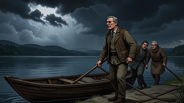 A Boatman’s Refusal from "William Tell". A Boatman’s Refusal Fear of the storm Ruodi refuses to steer into the rising lake, fearing that the wind and waves will kill him.