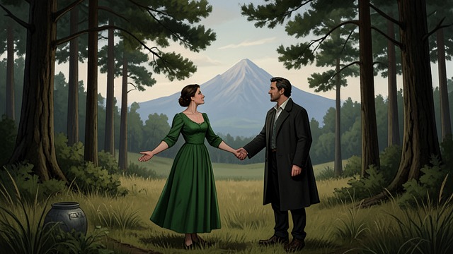 A Free Swiss Union from "William Tell". A Free Swiss Union Bertha returns alive After Bertha is rescued from the burning stronghold, she can join the people openly.