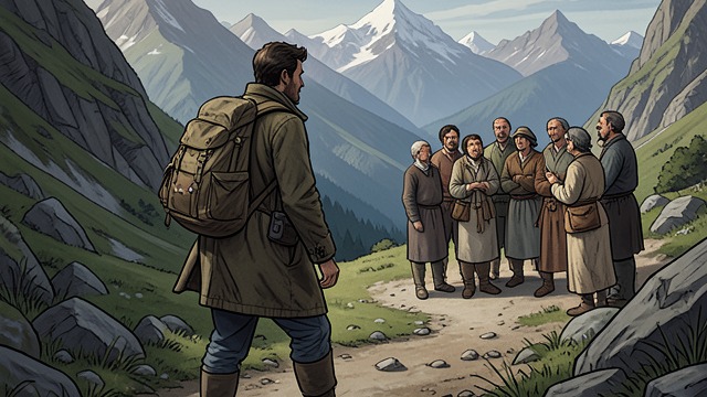 A Mission Through the Alps from "William Tell". A Mission Through the Alps A dangerous journey Arnold crosses mountain routes to reach communities in Unterwalden and seek support for the resistance.