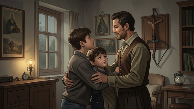 The Bow Set Aside from "William Tell". The Bow Set Aside A homecoming Tell returns to Hedwig and their sons after the country has been freed.