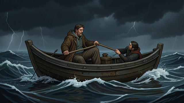 Tell’s Dangerous Passage from "William Tell". Tell’s Dangerous Passage Action where talk ends Tell decides that Baumgarten cannot wait and takes the boat into the storm.