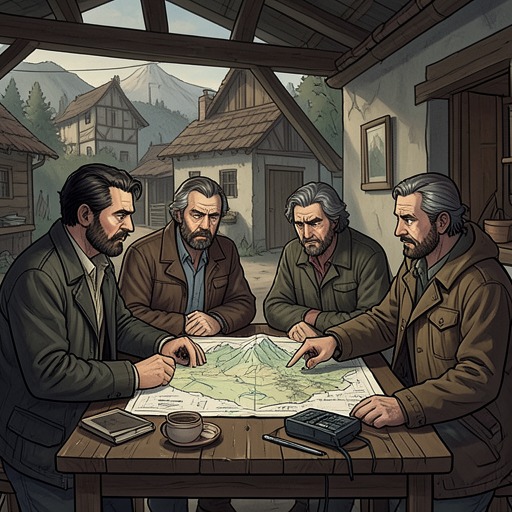 Melchthal’s Mission to the Cantons from "William Tell". This flow traces how Arnold’s journey converts regional anger into a network capable of acting together.