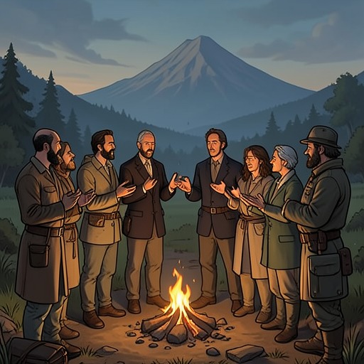 The Confederates’ Shared Identity from "William Tell". This flow traces how stories of common origin and mutual duty become a political identity capable of resisting domination.