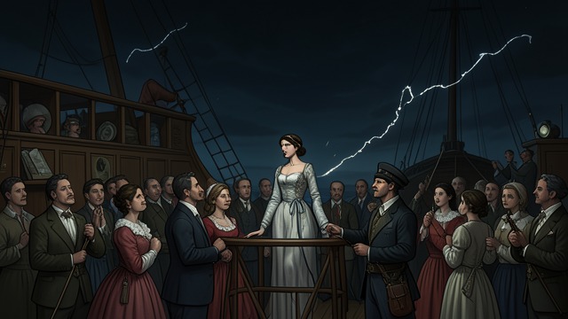 Music over the Sea from "The Lover". Music over the Sea The Chopin waltz A sudden Chopin waltz spreads through the dark ship.