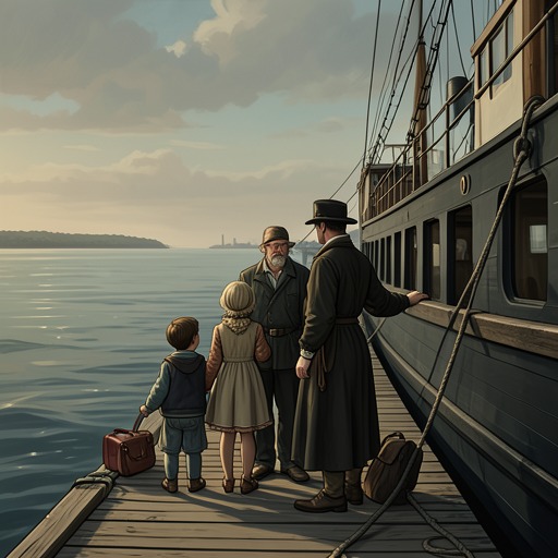 The Voyage Out from "The Lover". This flow follows the family’s departure from Indochina and The Narrator’s conversion of maritime travel into a geography of memory.